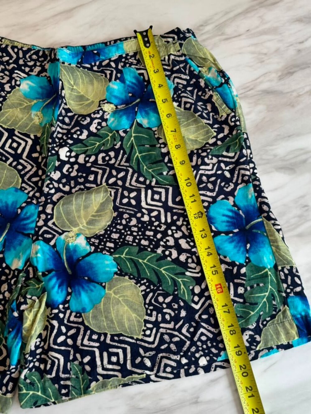 VTG White Stag Floral Tropical Hawaiian 2 Piece Short Set Coastal Resort Beach X - Picture 11 of 16